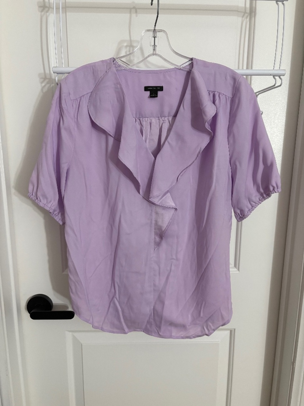 Ann Taylor Lilac Purple Blouse Top Size Small